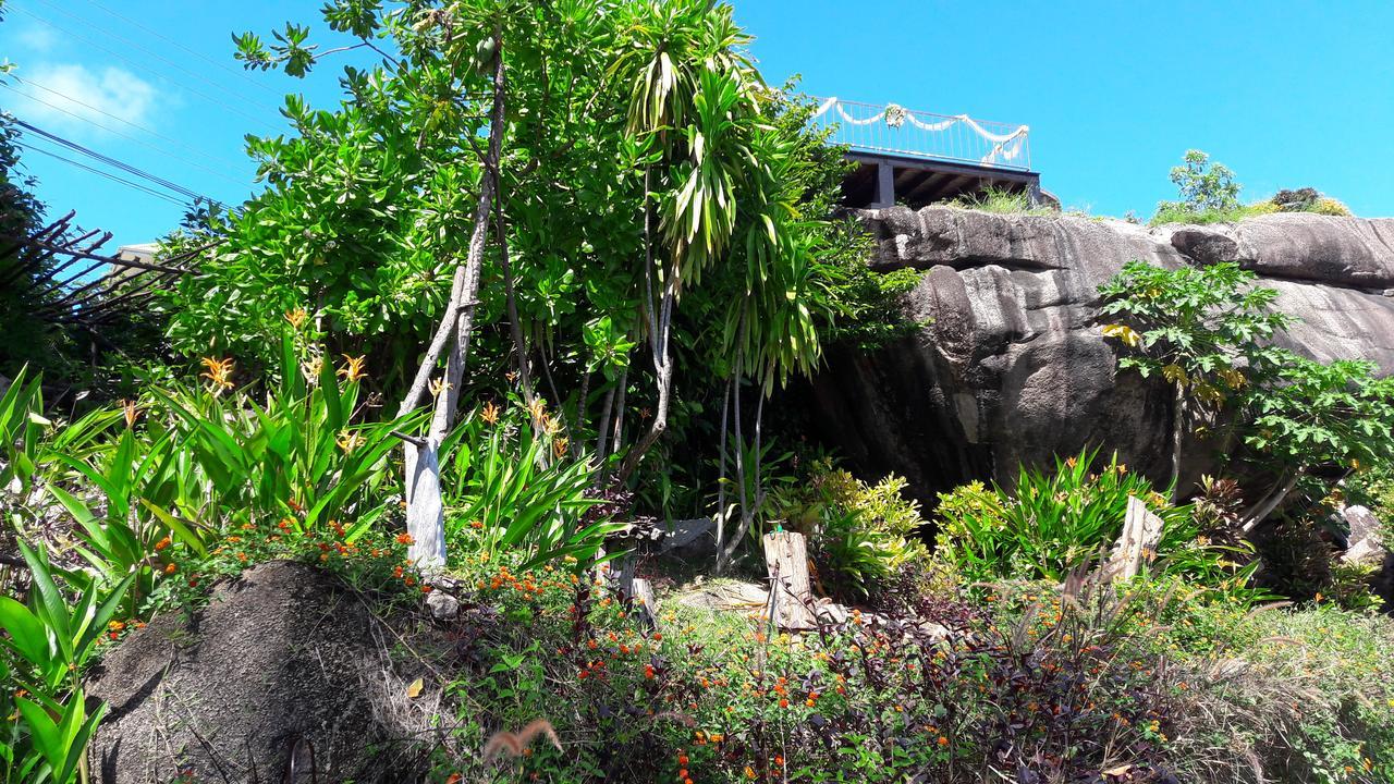 Jardin Marron Lägenhet Baie Sainte Anne Exteriör bild